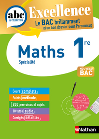 Picture of ABC BAC Excellence Maths 1re