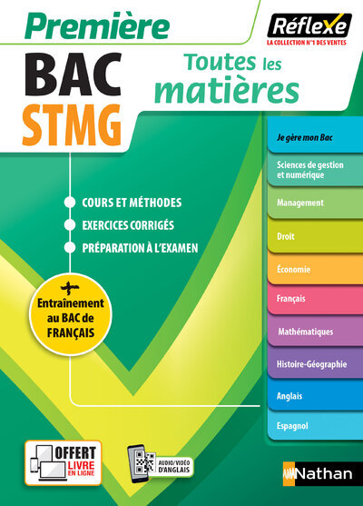 Picture of Toutes les matières Bac STMG Première - Réflexe - N° 23