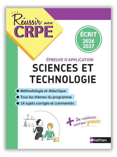 Image de Réussir mon CRPE Sciences et technologie épreuve d'admissibilité écrit 2026