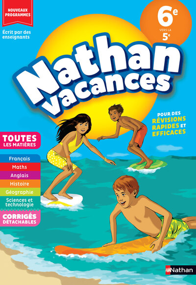 Image de Nathan Vacances Collège Tout en un - de la 6ème vers la 5ème