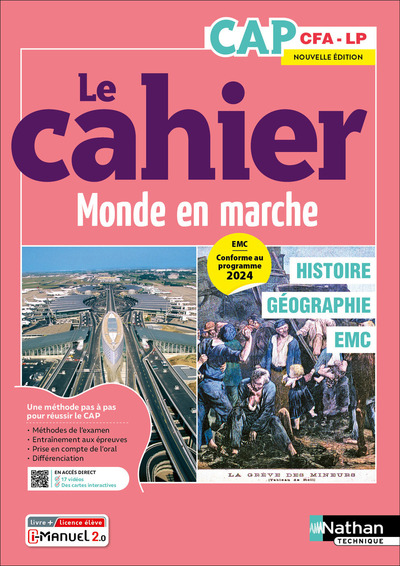 Image de Histoire - Géographie - EMC - CAP - Coll. Le monde en marche - Éd. 2025 - Livre + licence