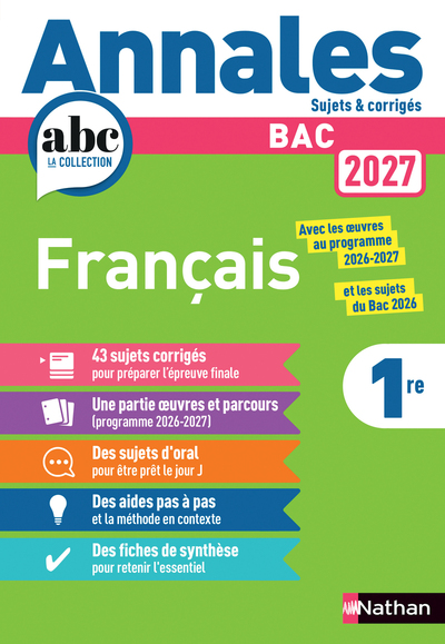 Picture of Annales Bac Français 2027