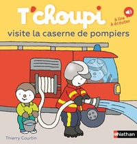 Image de Tchoupi visite la caserne des pompiers