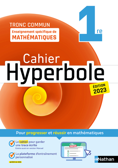 Image de Hyperbole 1ère - Enseignement spécifique - Cahier - 2023