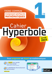 Image de Hyperbole 1ère - Enseignement spécifique - Cahier - 2023