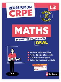 Picture of Réussir mon CRPE - Maths Admission concours L3 oral 2027-2028