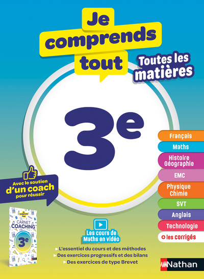 Picture of Je comprends tout - tout en un 3ème