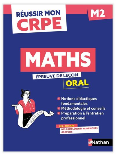 Picture of Réussir mon CRPE - Maths Admission Concours M2 oral 2027-2028
