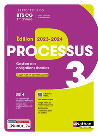 Image de Processus 3 - BTS CG 1ère année (Les processus CG) Livre + licence élève - 2023