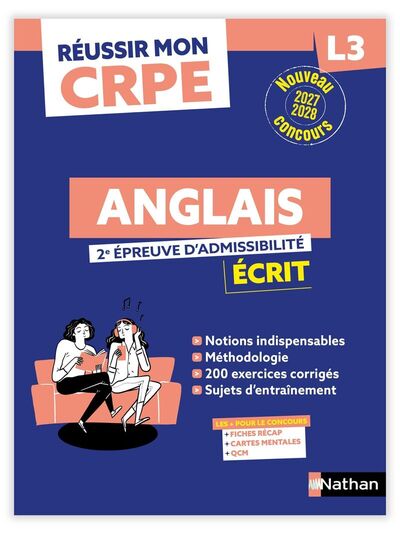 Picture of Réussir mon CRPE Anglais 2e épreuve d'admissibilité L3 écrit 2027