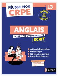 Picture of Réussir mon CRPE Anglais 2e épreuve d'admissibilité L3 écrit 2027