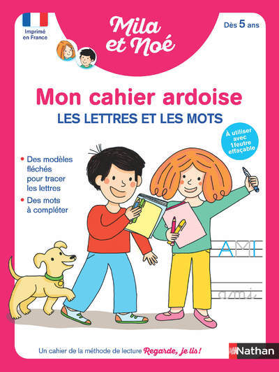 Picture of Mon cahier ardoise - Les lettres et les mots dès 5 ans