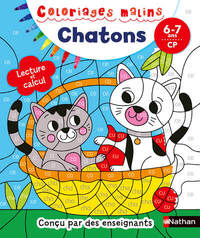 Picture of Coloriages malins: Les chatons - Lecture et calcul CP