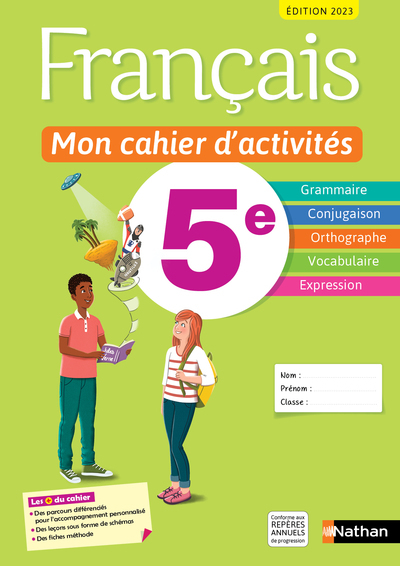 Image de Français- Mon cahier d'activités 5e - 2023