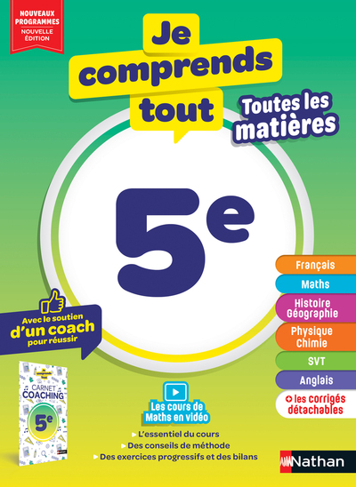Picture of Je comprends tout - Tout en un 5ème
