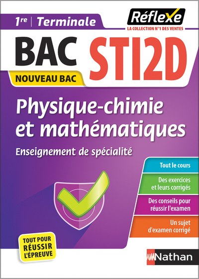 Picture of Guide Bac STi2D - Spécialité Physique-Chimie et Mathématiques 1re/ Tle - Réflexe - N° 10