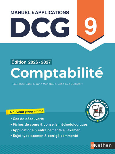 Picture of Comptabilité - DCG - Épreuve 9 - Manuel et applications 2026-2027