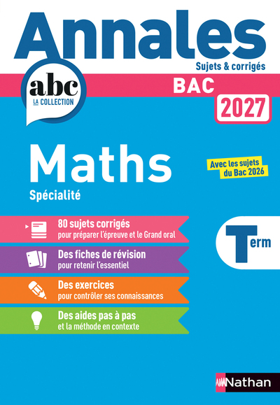 Picture of Annales Bac Maths Term. 2027 - Corrigé