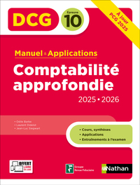 Picture of Comptabilité approfondie - DCG - Épreuve 10 - Manuel et applications - 2025-2026