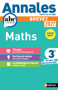 Picture of Annales Brevet Maths 2027 - NC