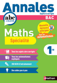 Picture of Annales Bac Maths 1re