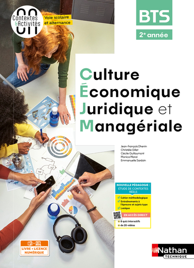 Image de Culture Economique, Juridique et Managériale - BTS 2e année - Coll. Contextes & Activités - Ed. 2026