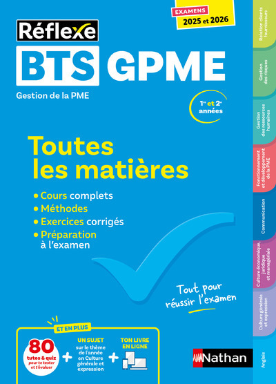 Image de Toutes les matières BTS GPME - Réflexe N° 10 - 2025-2026