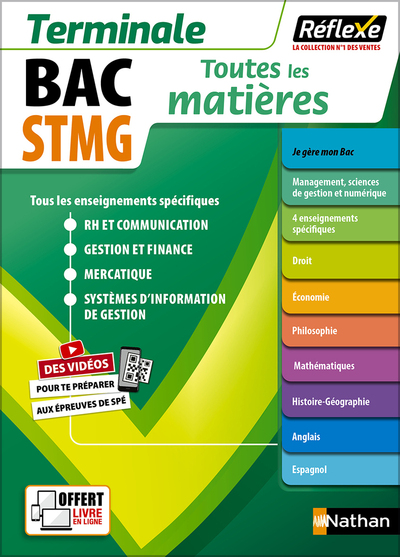 Picture of Toutes les matières Bac STMG Terminale - Réflexe - N° 24