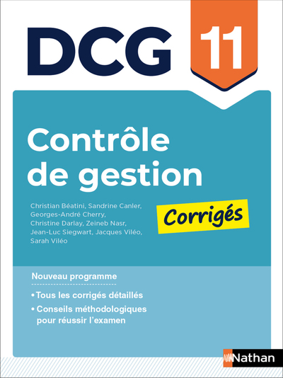 Picture of Contrôle de gestion - DCG - Épreuve 11 - Corrigés applications