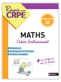 Picture of Réussir mon CRPE - Mon cahier d'entrainement Mathématiques - M1 M2 - Concours 2026