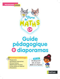 Image de Vivre les maths - CP - Guide pédagogique + Diaporamas - Programme 2025