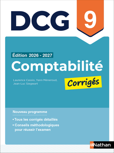 Picture of Comptabilité - DCG - Épreuve 9 - Corrigés applications 2026-2027