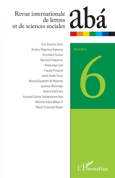 Image de Revue internationale de lettres et de sciences sociales abá n°6
