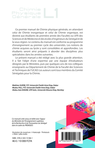 Image de Chimie physique générale L1 Cours et exercices