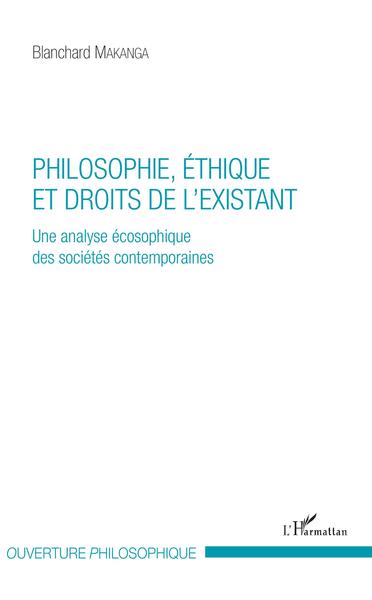 Image de Philosophie, éthique et droits de l'existant