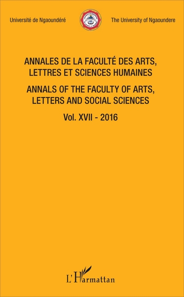 Picture of Annales de la faculté des arts, lettres et sciences humaines Vol XVII - 2016