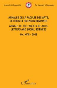 Picture of Annales de la faculté des arts, lettres et sciences humaines Vol XVIII - 2018