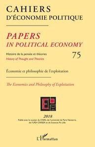 Picture of Cahiers d'économie politique 75
