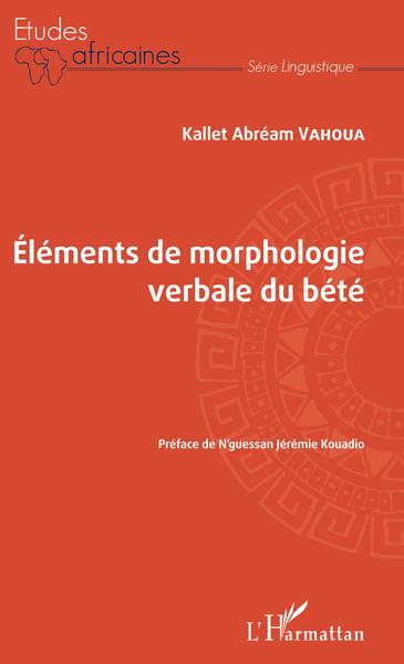 Picture of Eléments de morphologie verbale du bété