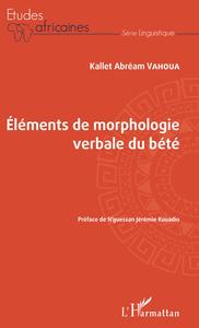 Picture of Eléments de morphologie verbale du bété