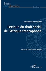 Picture of Lexique du droit social de l'Afrique francophone