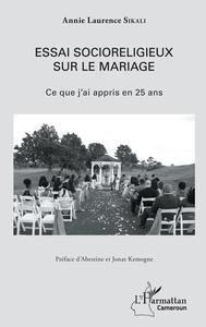 Image de Essai socioreligieux sur le mariage
