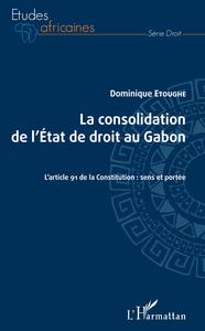 Picture of La consolidation de l'Etat de droit au Gabon