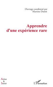 Image de Apprendre d'une expérience rare