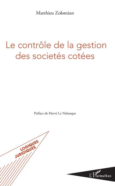 Image de Le contrôle de la gestion des sociétés cotées