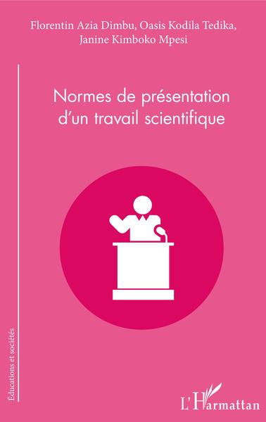 Image de Normes de présentation d'un travail scientifique