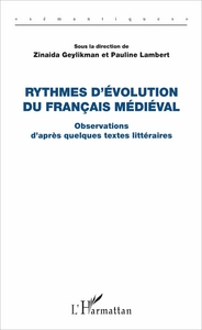 Picture of Rythmes d'évolution du français médiéval