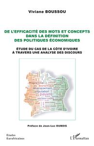 Image de De l'efficacité des mots et concepts dans la définition des politiques économiques