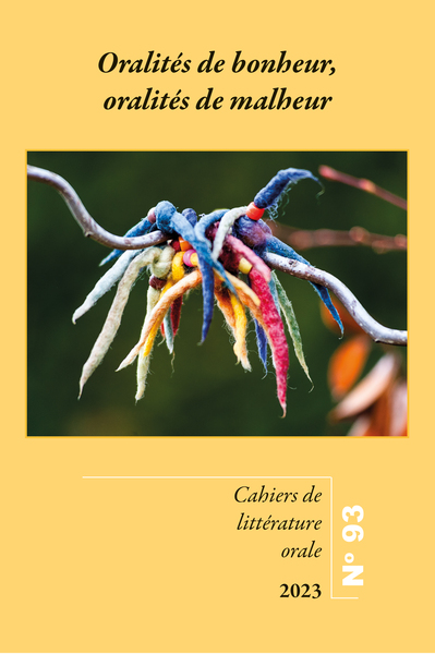 Image de Oralités de bonheur, oralités de malheur