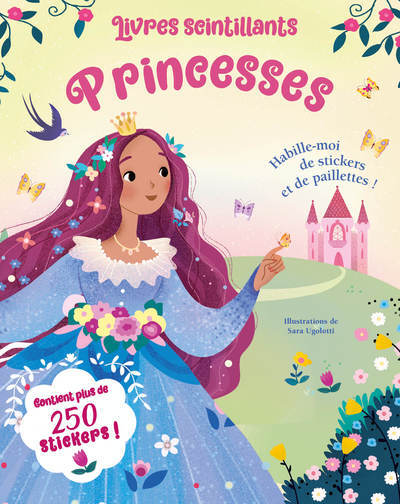 Image de Livres scintillants Princesses - Habille-moi de stickers et de paillettes !